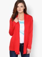 Harpa Red Solid Shrug