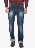 High Star Blue Mid Rise Slim Fit Jeans