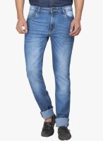 High Star Light Blue Mid Rise Slim Fit Jeans