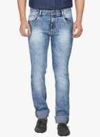 High Star Light Blue Mid Rise Slim Fit Jeans