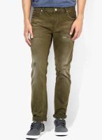 Jack & Jones Green Slim Fit Jeans)