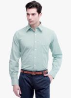 Jogur Green Checked Formal Shirt