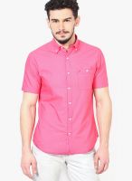 John Players Pink Casual Shirt