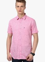 John Players Pink Casual Shirt