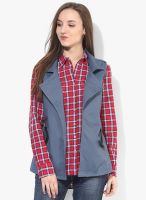 Mojo Blue Solid Shrug