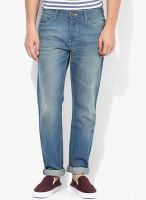 Newport Blue Low Rise Slim Fit Jeans