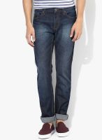 Newport Blue Low Rise Slim Fit Jeans