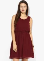 Only Maroon Dress