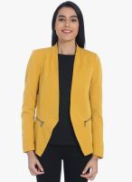 Only Mustard Yellow Solid Shrug