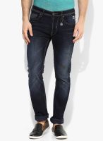 Pepe Jeans Blue Low Rise Slim Fit Jeans (Vapour)