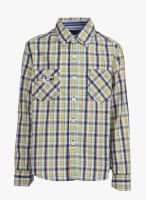 Poppers By Pantaloons Yellow Casual Shirt