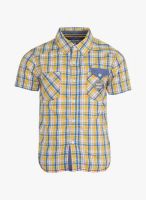 Poppers By Pantaloons Yellow Casual Shirt