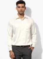 Raymond Cream Regular Fit Formal Shirt