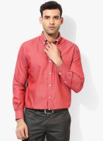 Raymond Red Regular Fit Formal Shirt