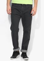 Tom Tailor Grey Solid Regular Fit Jeans