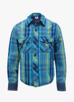 UFO Blue Color Casual Shirt