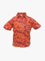UFO Orange Casual Shirt