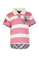 Unikid Pink Polo T-Shirt