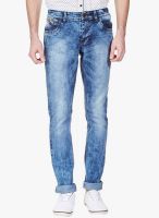 Vintage Blue Mid Rise Slim Fit Jeans