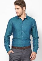 Wills Lifestyle Aqua Formal Shirt