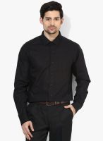 Wills Lifestyle Black Slim Fit Formal Shirt