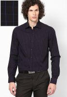 Wills Lifestyle Blue Checks Formal Shirt