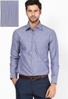 Wills Lifestyle Blue Formal Shirt