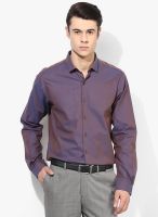 Wills Lifestyle Blue Slim Fit Formal Shirt