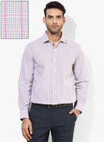 Wills Lifestyle Grey Slim Fit Formal Shirt