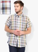 Wills Lifestyle Multicolored Slim Fit Casual Shirt