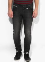 Wrangler Black Washed Skinny Fit Jeans (Vegas)