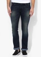 Wrangler Blue Washed Slim Fit Jeans (Skanders)