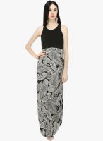 20dresses Grey Colored Printed Maxi Dress