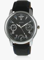 Adine Ad-6020Black-Black Black/Black Analog Watch