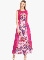 Athena Multicoloured Printed Maxi Dress