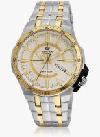 Casio Edifice Efr-106Sg-7A9vudf White/White Analog Watch