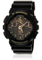 Casio G-Shock Ga-100Cf-1A9dr (G519) Black/Multi Color Analog & Digital Watch