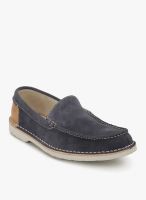 Clarks Hinton Sun Navy Blue Loafers