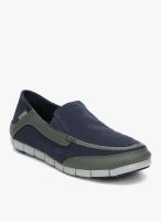 Crocs Strchsoletorinolofr Navy Blue Loafers
