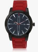 Daniel Klein Dk10290-5 Red/Black Analog Watch