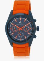 Daniel Klein Dk10432-6 Orange/Blue Analog Watch