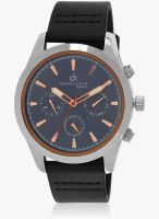 Daniel Klein Dk10625-3 Black /Navy Blue Analog Watch