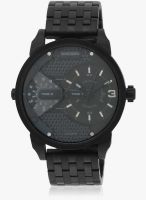 Diesel Diesel The Daddie Black/Black Analog Watch