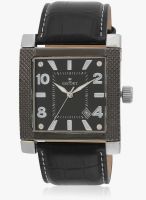 Escort E-1800-525 Black/Black Analog Watch