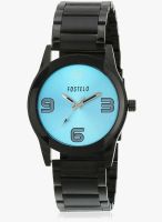 FOSTELO Blue Stainless Steel Analog Watch