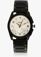 FOSTELO White Stainless Steel Analog Watch