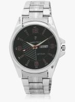 Fashion Track Ft-Anl-2504 Silver/Black Analog Watch