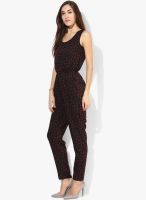 Florrie Fusion Black Printed Jumpsuit