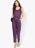 Florrie Fusion Blue Printed Jumpsuit