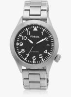 Fossil Am4562-C Silver/Black Analog Watch